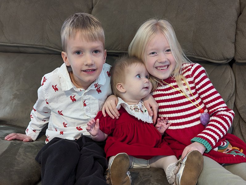 Kids at Xmas 2023